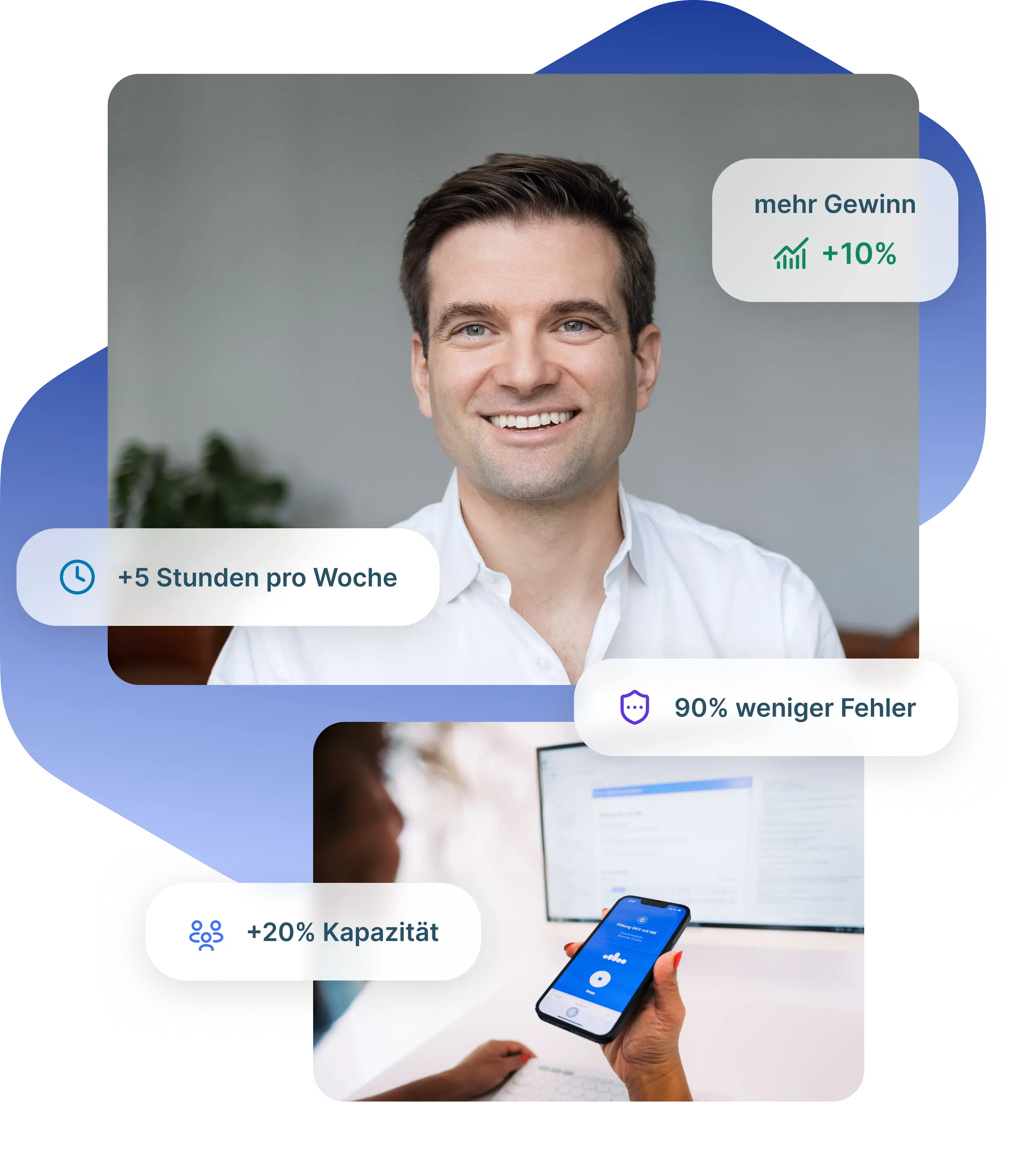 Sonia präsentiert das Webinar für Praxisinhaber:innen & Entscheider